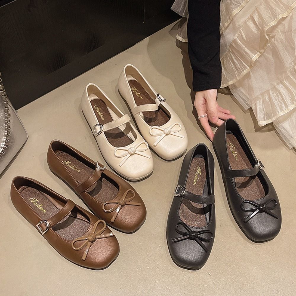 Mule Slip On - Sandali da donna con fiocco di